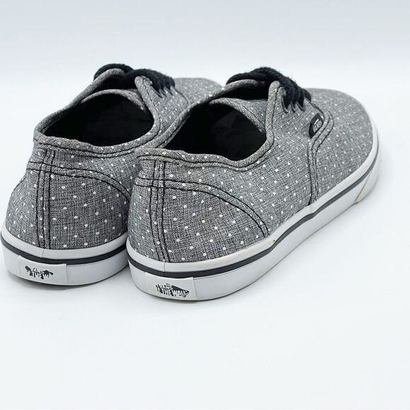 Vans Atwood lace up casual gray polka dot sneakers - Youth 1  - TB4R - Picture 6 of 9